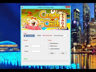Candy crush saga mod APK with Facebook connect, candy crush hack