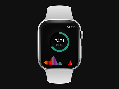 Daily UI 014: Steps tracker apple watch dailyui steps tracker app