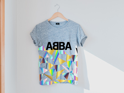 Dribble Weekly Warmup 43 : T shirt for fav band abba disco illustration logo tshirtdesign