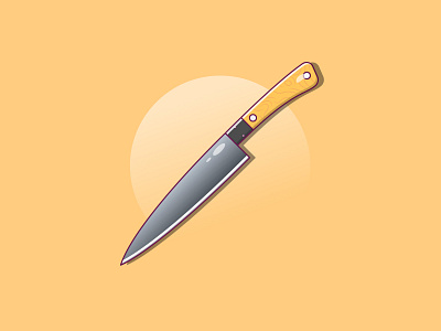 Knife Flat Illustration