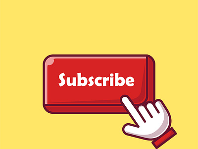 Subscribe Button Vector Illustration