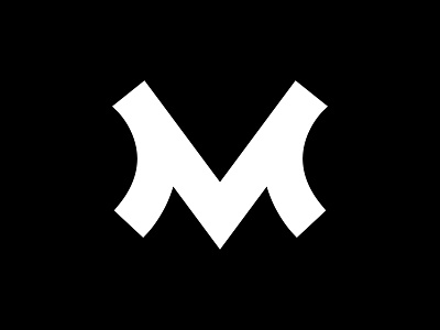 M Lettermark Black and White