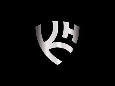 KH + Shield Silver Logo Concept
