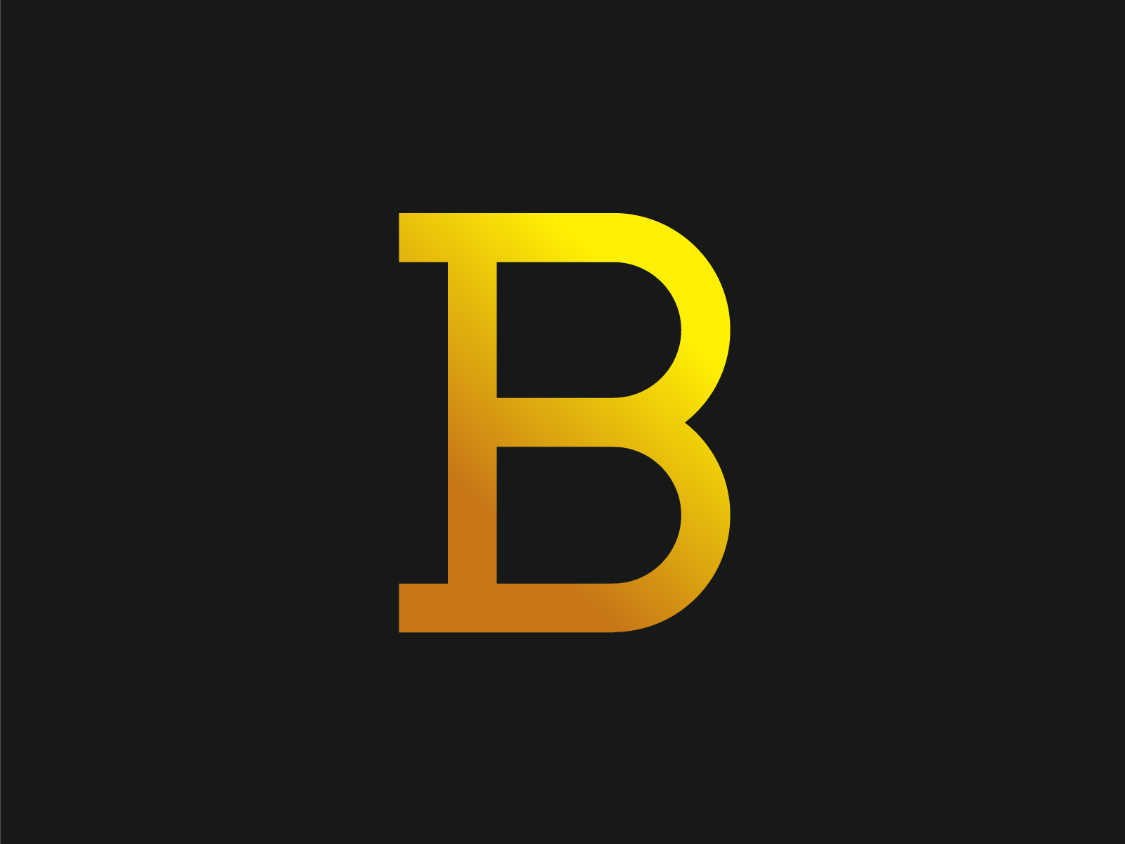 Simple B Lettermark Logo by KH Studio on Dribbble