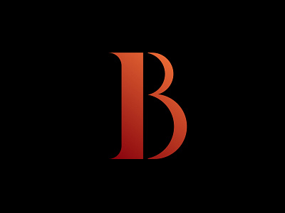 B Serif Lettermark Logo