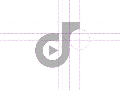 D Play Lettermark Logo Grid