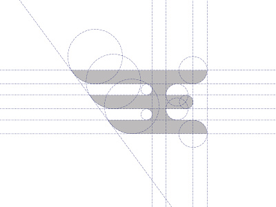 E Lettermark Logo Grid