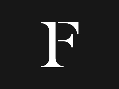 F Serif Lettermark Logo