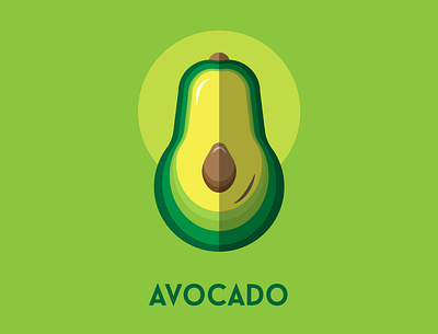 Avocado design illustration vector