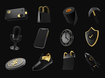 3d icon set