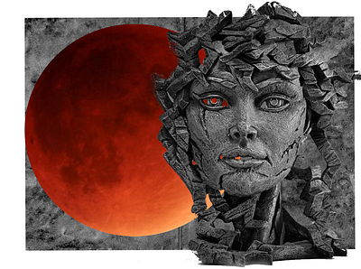 Venus design moon moon phases moonlight moons red stone