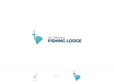 Logo Design - Fishing Lodge creative agency fishing logo graphic designer logo logo design logo designer logodesign