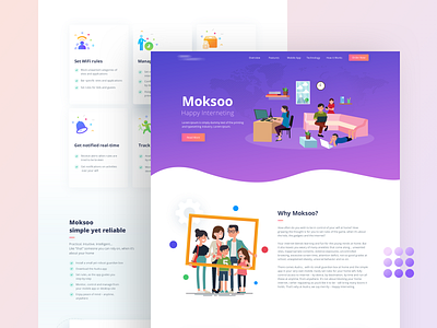 Moksoo Webpage Design