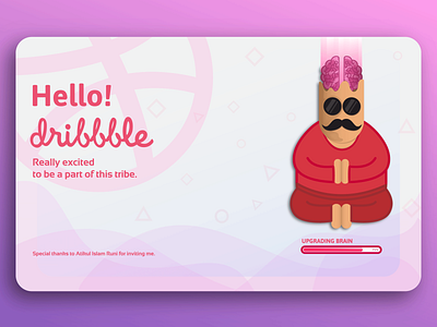 Hello! Dribbble debutshot dribbble dribbble best shot firstshot flat design graphic design illustration vector