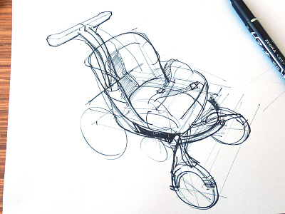 Baby trolley sketch