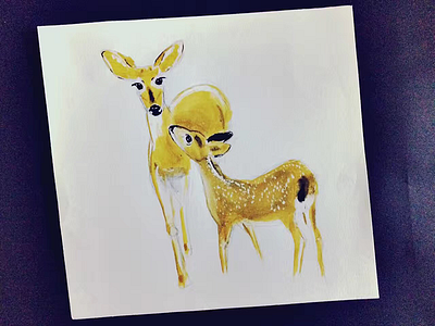 watercolor_deers