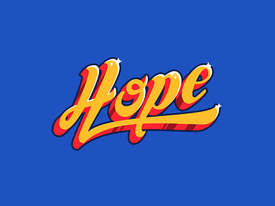 Hope illustrator letterforms lettering letters typelovers vectorletters