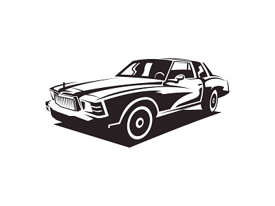 Chevy Monte Carlo artwork car chevy illustration illustrator vector vector artwork