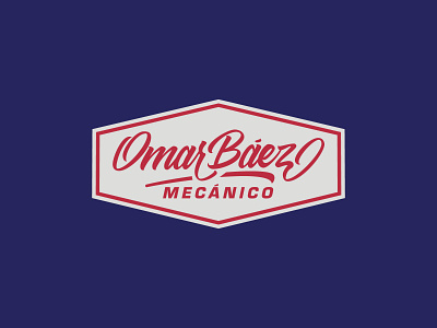 Omar Baez Lettering branding lettering logo mechanic