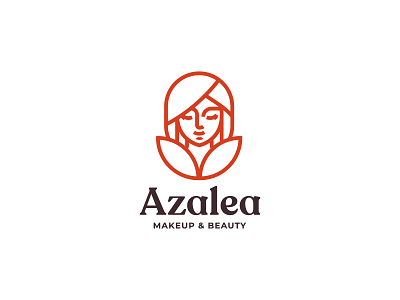 Azalea 3 badge logo branding design digital illustration illustrator logo vector vector artwork
