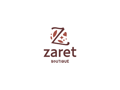 Zaret Boutique branding illustrator lettering logo vector vector artwork