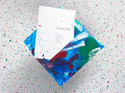Hand-painted Invitation + Envelope branding design handmade paint print