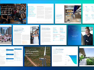 Intuit 2020 Corporate Responsibility Report Design