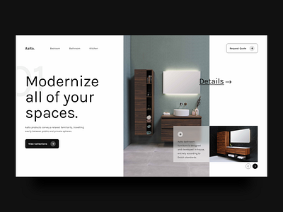 Screen Per Day—020 desktop furniture interior design minimal minimalism modern modernism ui ui design visual design web web design