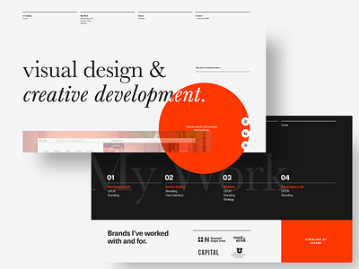 Screen Per Day—023 design agency design studio desktop graphic design portfolio portfolio design portfolio site studio ui ui design visual design web web design
