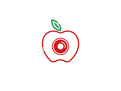 Apple Cam adobe illustrator app branding design flat icon illustration illustrator logo minimal