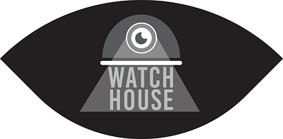 Logo Watch House branding camera close circuit television design flat icon illustration logo