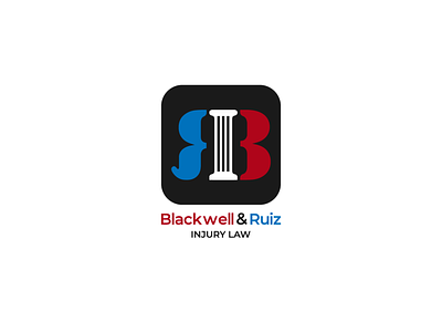 Blackwell & Ruiz (Law Firm) Logo Contest adobe illustrator attorney law branding contest design flat icon illustration illustrator law law firm law firm logo design logo logodesign minimal typography