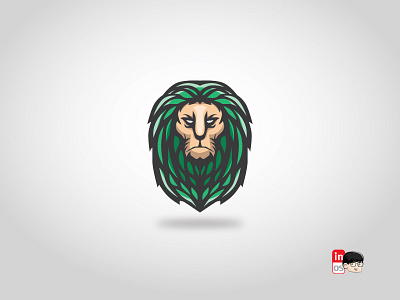 eco green lion logo adobeillustrator branding design designer eco green green illustration lion lion logo logo logo 2d