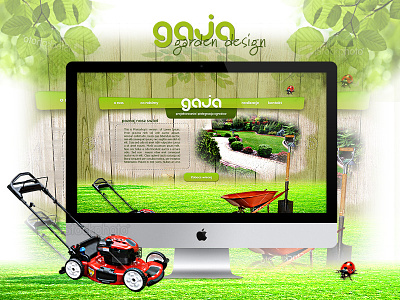 gaja - garden design design eco gaja garden green webdesign