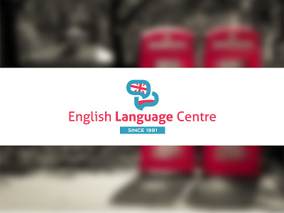 ELC branding centre english etc language logo school