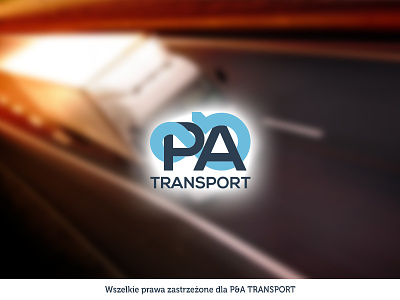 P&A TRANSPORT branding logistic logo