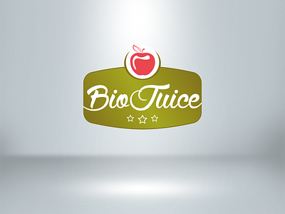 logo Bio Juice apple bio brand eco juice logo