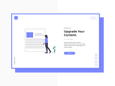 Minimal Landing Page design home illustration landing page minimal modern ui ui ux ux web