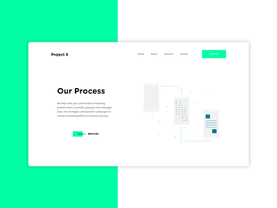 Minimal Website UI by Lennart Kre on Dribbble