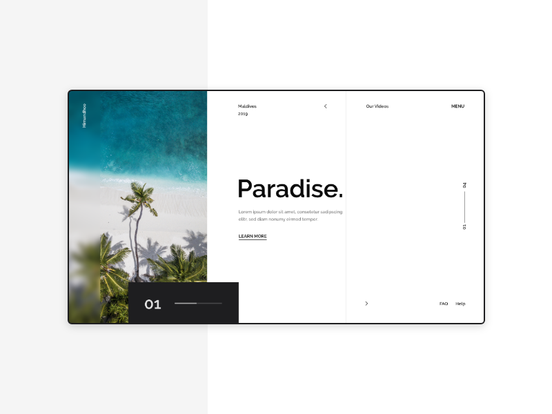 Travel Website home modern web ux ui ux ui design minimal