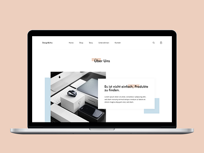 About Us Page design ecommerce minimal modern ui ui ux ux web