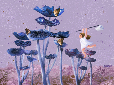 Mushroom fairy app design fairy flat illustration illustrator mushroom ui web website