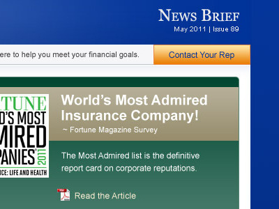Most Admired email newsletter