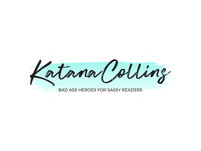 Katana Collins branding design illustration logo typography watercolor