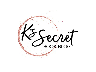 K's Secret Book Blog branding design illustration logo metallic typography