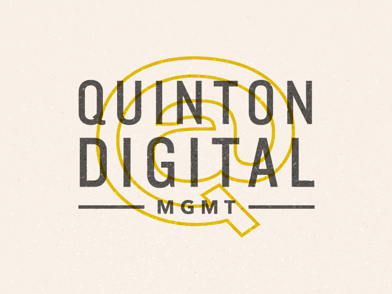 Quinton Digital WIP layered logo nashville