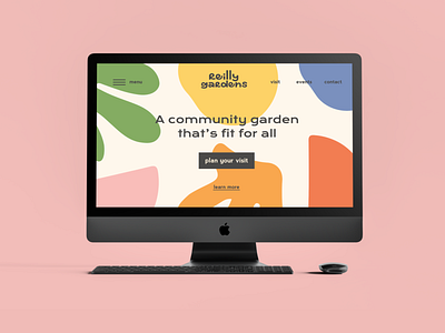 Public park website design