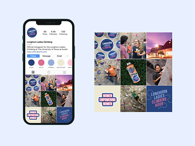 Social media design for climbing group