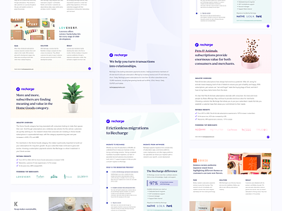 One-pager layout designs