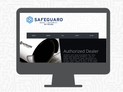 Safeguard Your World design ui ux web website
